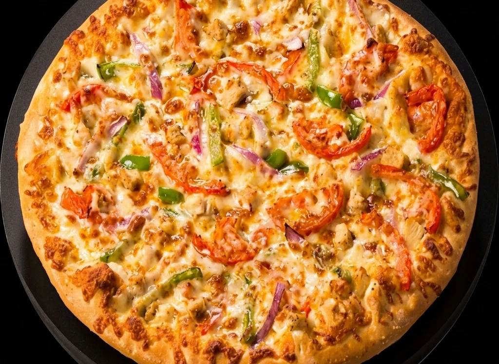 Tandoori paneer pizza with bold Indian toppings at Oven Delight Winnipeg